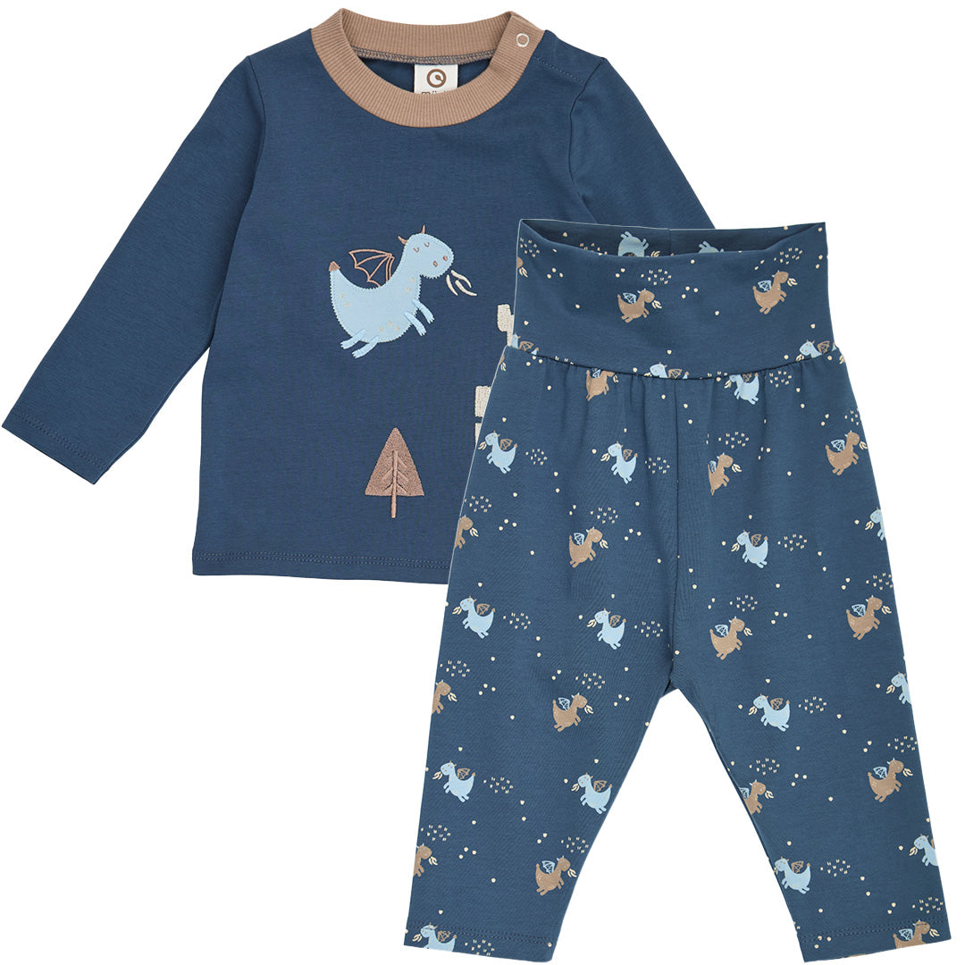 müsli Storybook Baby Set Pants Navy/ Soft blue/ Walnut 690000336