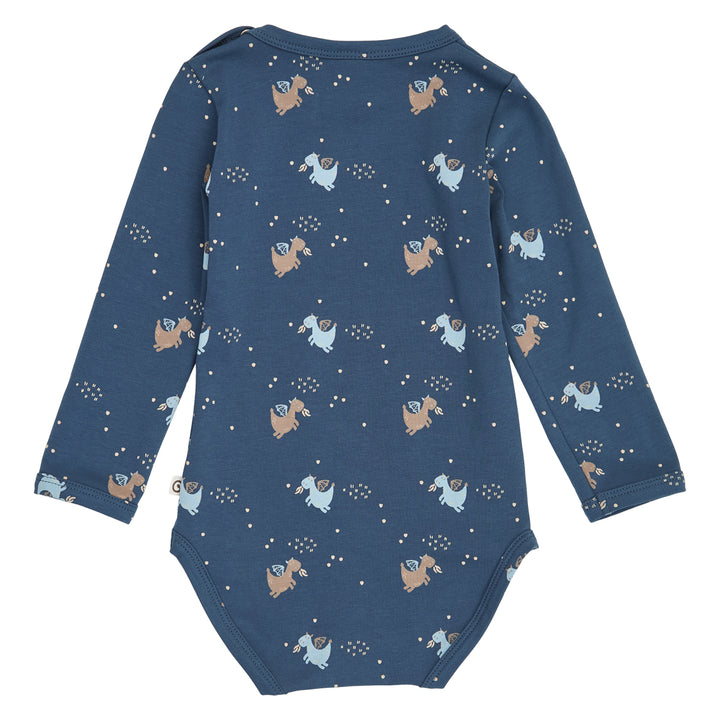 müsli Storybook L/S Body Bodystockings Navy/ Soft blue/ Walnut 690000336