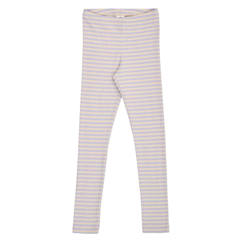 müsli Stripe Rib Leggings Leggings Oak/ Mauve 690000345