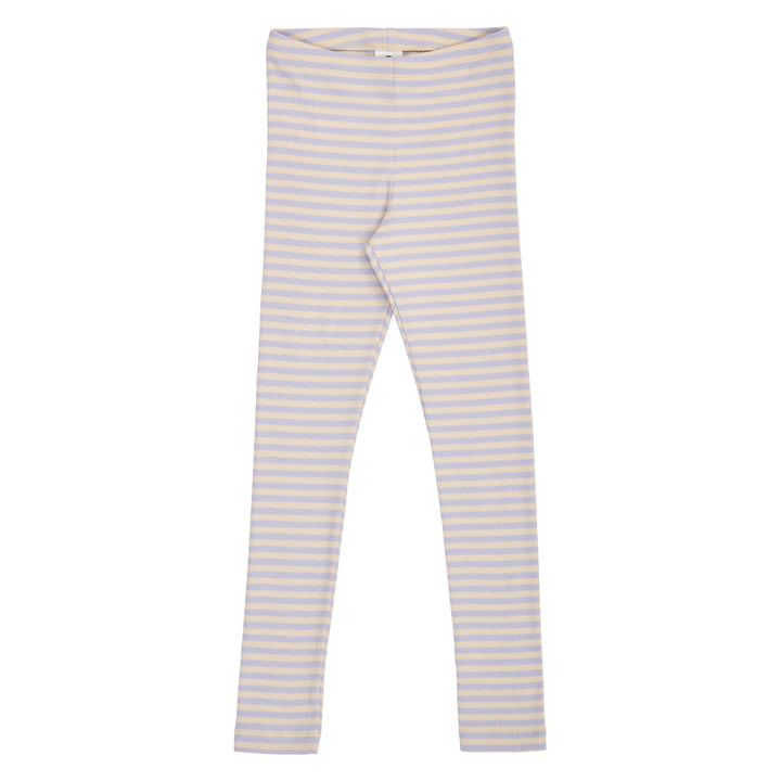 müsli Stripe Rib Leggings Leggings Oak/ Mauve 690000345