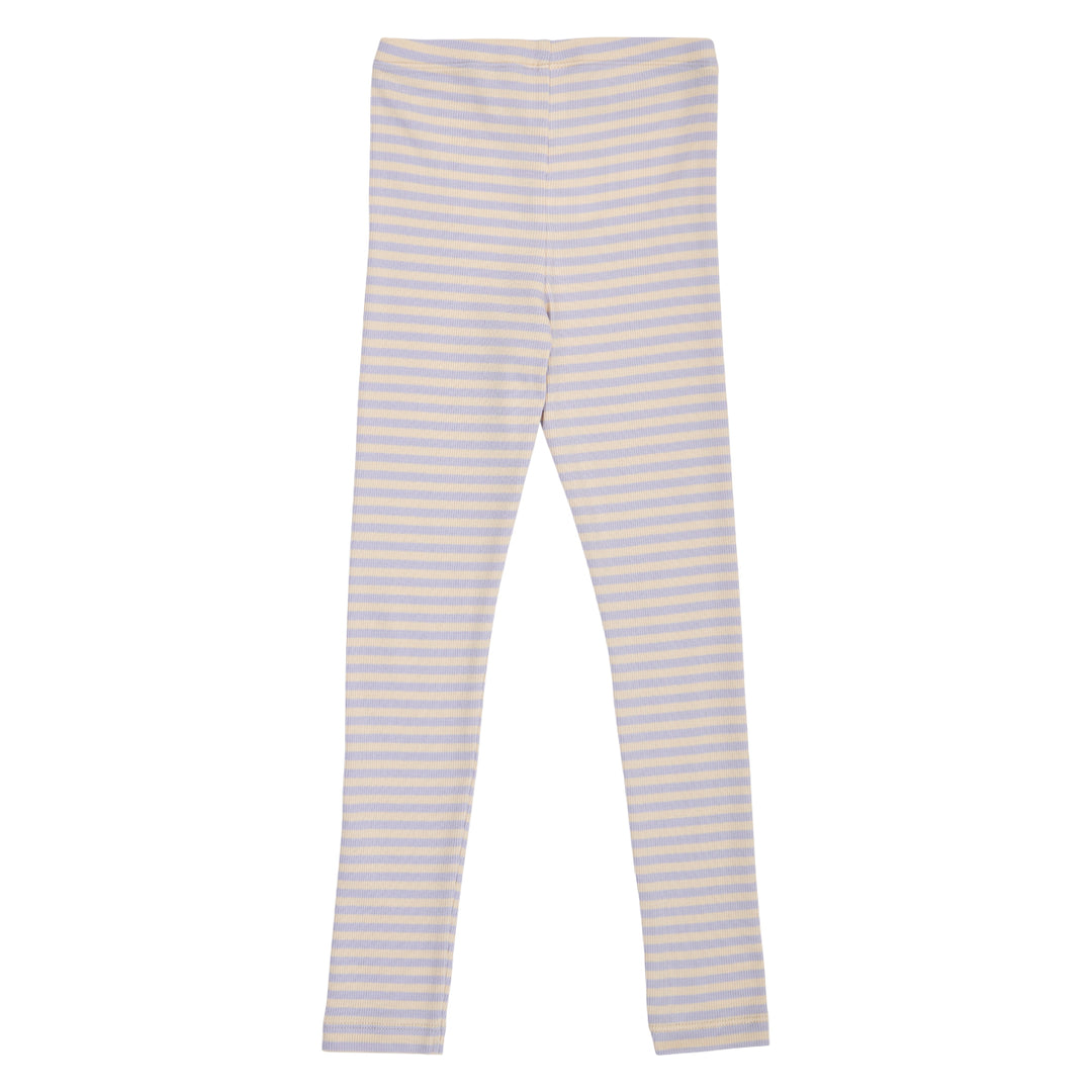 müsli Stripe Rib Leggings Leggings Oak/ Mauve 690000345