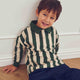 müsli Stripe Sweat L/S Polo L_S Tee Oak/ Forest green 690000335