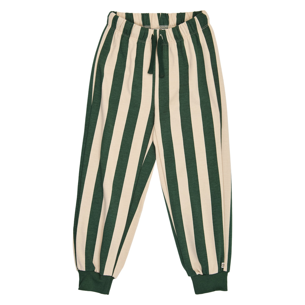 müsli Stripe Sweat Pants Pants Oak/ Forest green 690000335