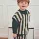 müsli Stripe Sweat Vest L_S Tee Oak/ Forest green 690000335