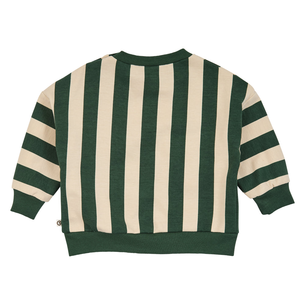 müsli Stripe Sweatshirt Baby L_S Tee Oak/ Forest green 690000335