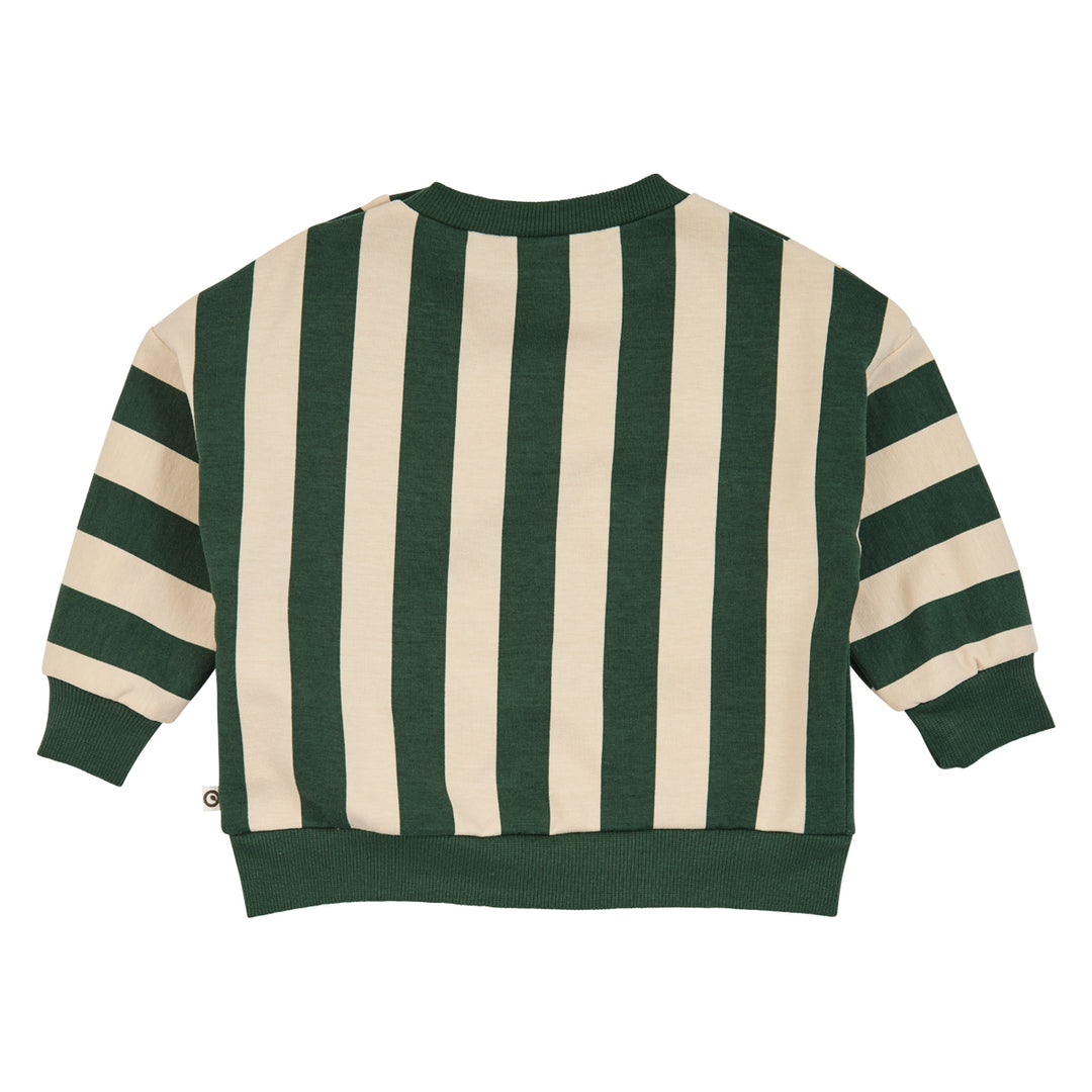 müsli Stripe Sweatshirt Baby L_S Tee Oak/ Forest green 690000335