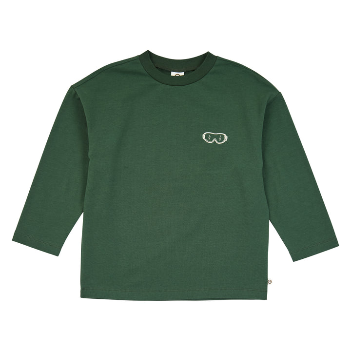 müsli Superfan Printed L/S T L_S Tee Forest green 019591801