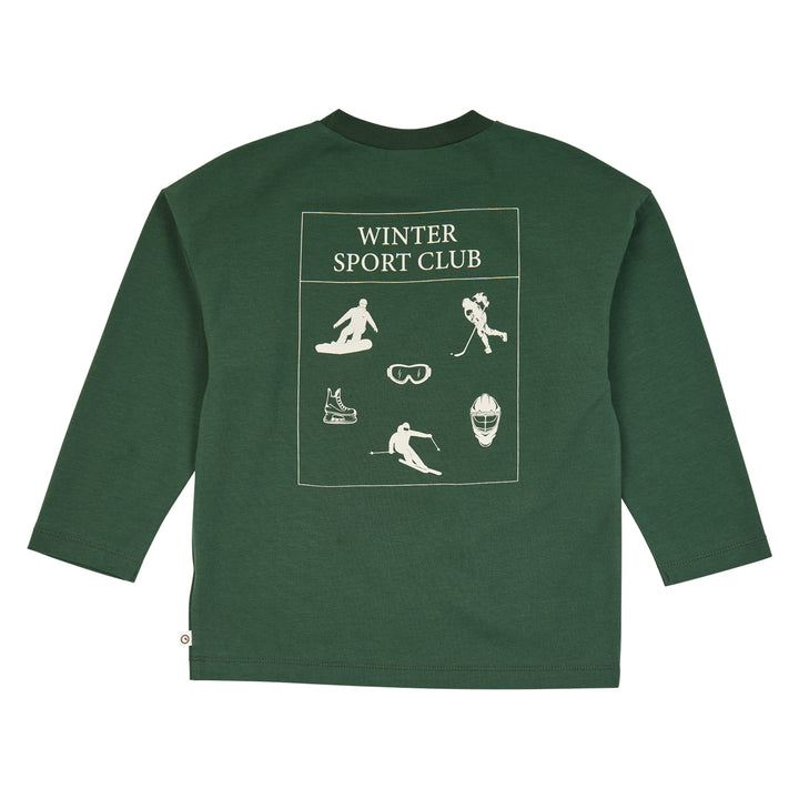 müsli Superfan Printed L/S T L_S Tee Forest green 019591801