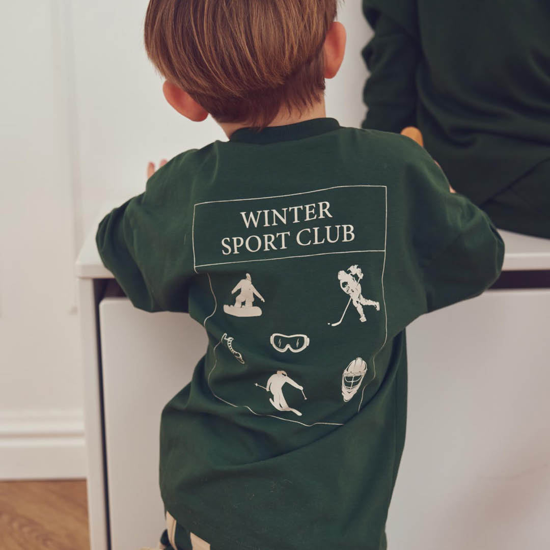 müsli Superfan Printed L/S T L_S Tee Forest green 019591801