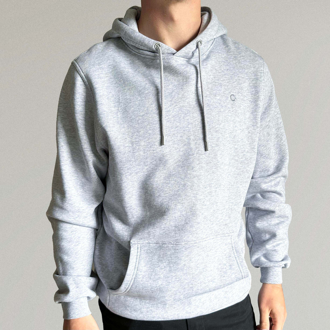 Conservandum Sweat hoodie L_S Tee Pale greymarl 207670000