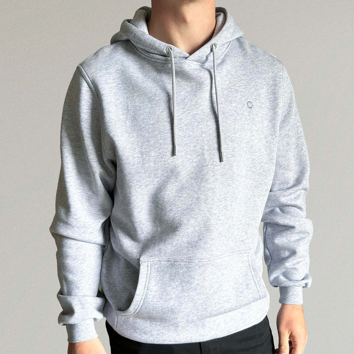 Conservandum Sweat hoodie L_S Tee Pale greymarl 207670000