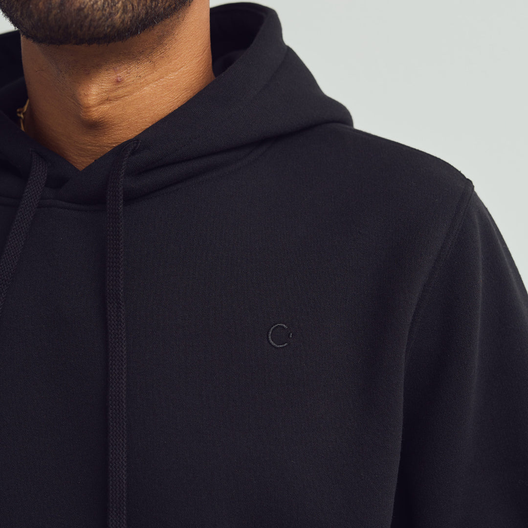 Conservandum Sweat hoodie L_S Tee Black 019400706