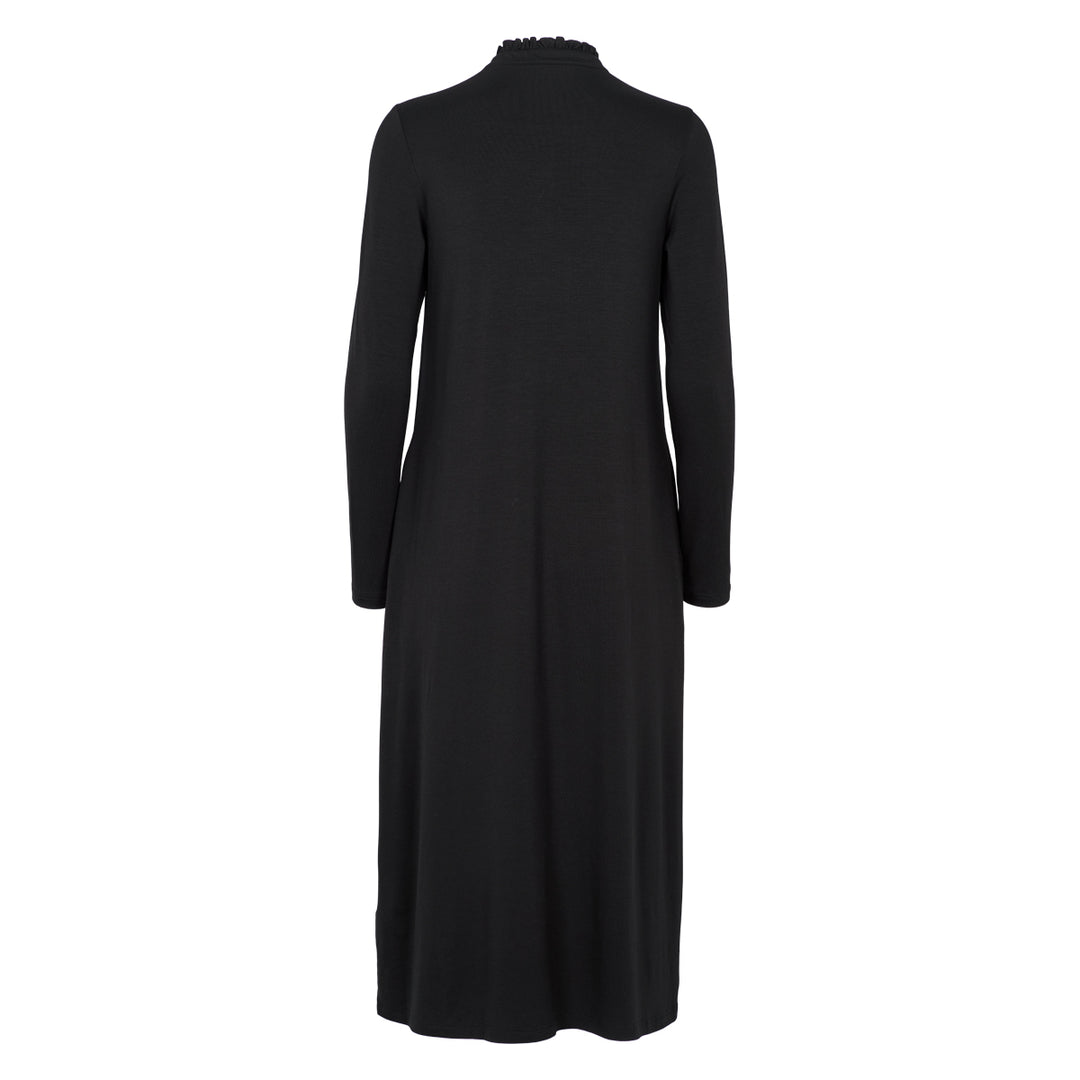 Conservandum TENCEL collar dress Dress Black 019400706