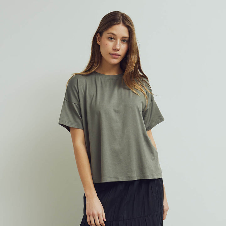 Conservandum TENCEL embrace top S_S Tee Black 019400706