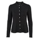 Conservandum TENCEL frill collar top S_S Tee Black 019400706