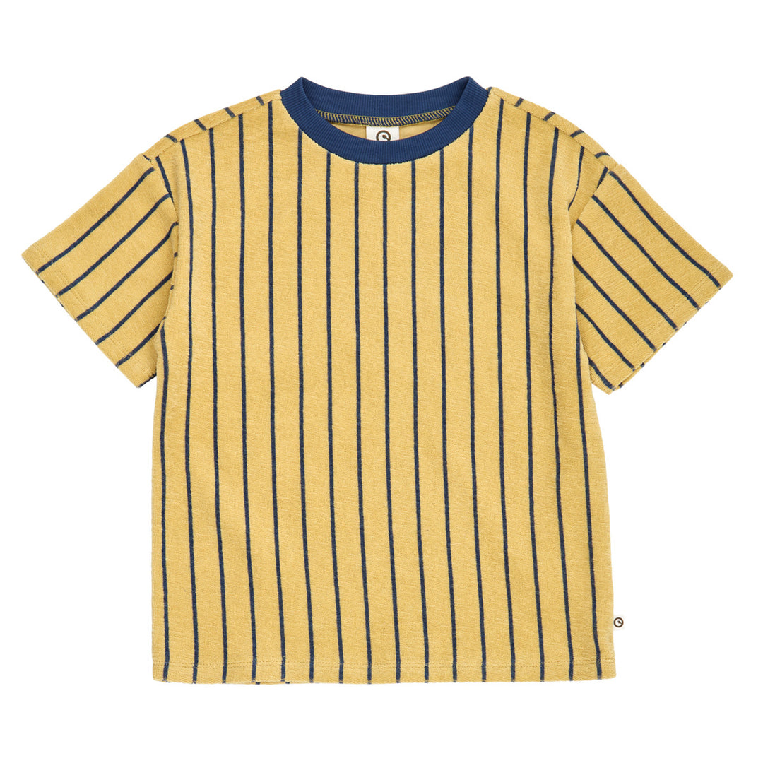 müsli TERRY STRIPE T-shirt S_S Tee Hemp/ Navy 690000309