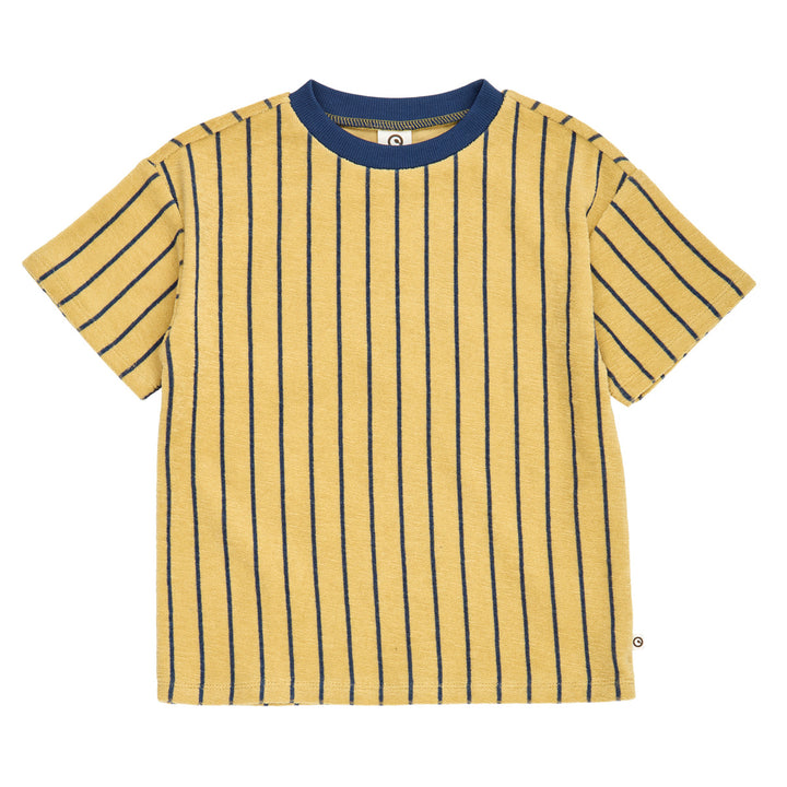 müsli TERRY STRIPE T-shirt S_S Tee Hemp/ Navy 690000309
