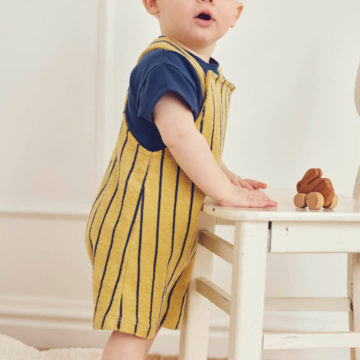 müsli TERRY STRIPE overalls Bodystockings Hemp/ Navy 690000309
