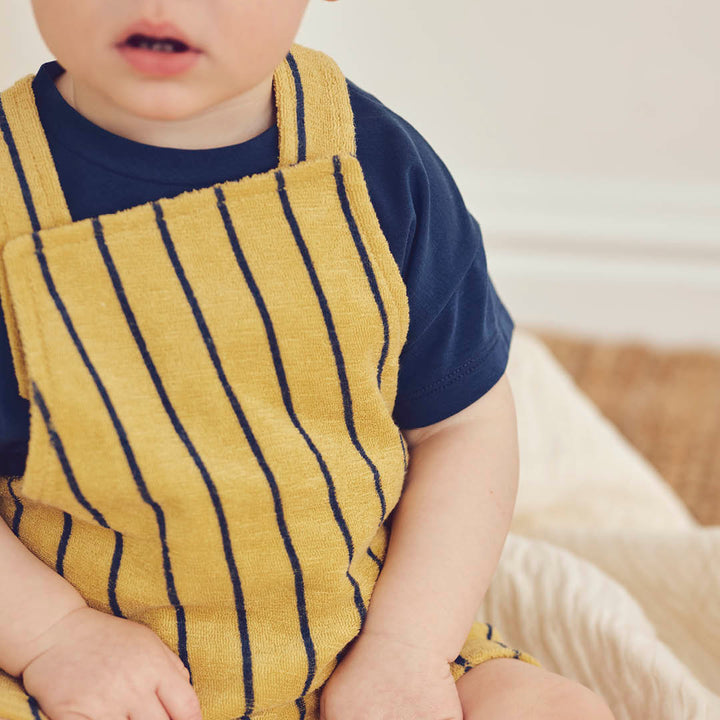 müsli TERRY STRIPE overalls Bodystockings Hemp/ Navy 690000309