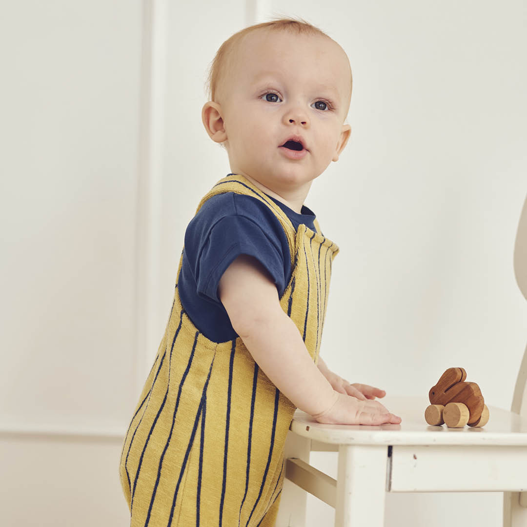 müsli TERRY STRIPE overalls Bodystockings Hemp/ Navy 690000309