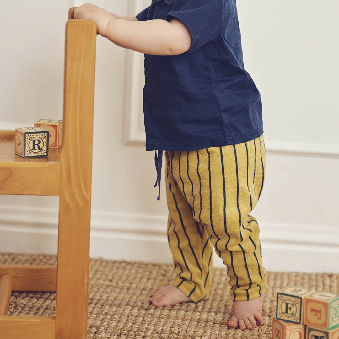 müsli TERRY STRIPE pants Pants Hemp/ Navy 690000309