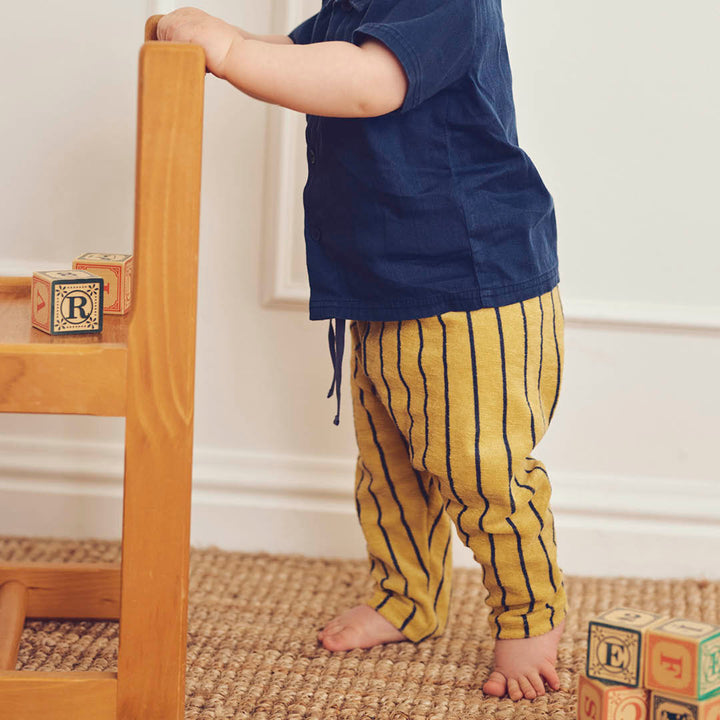 müsli TERRY STRIPE pants Pants Hemp/ Navy 690000309