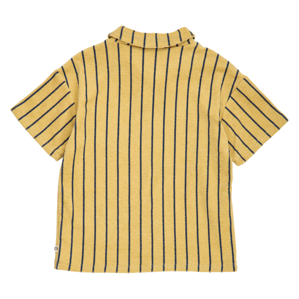 müsli TERRY STRIPE polo S_S Tee Hemp/ Navy 690000309