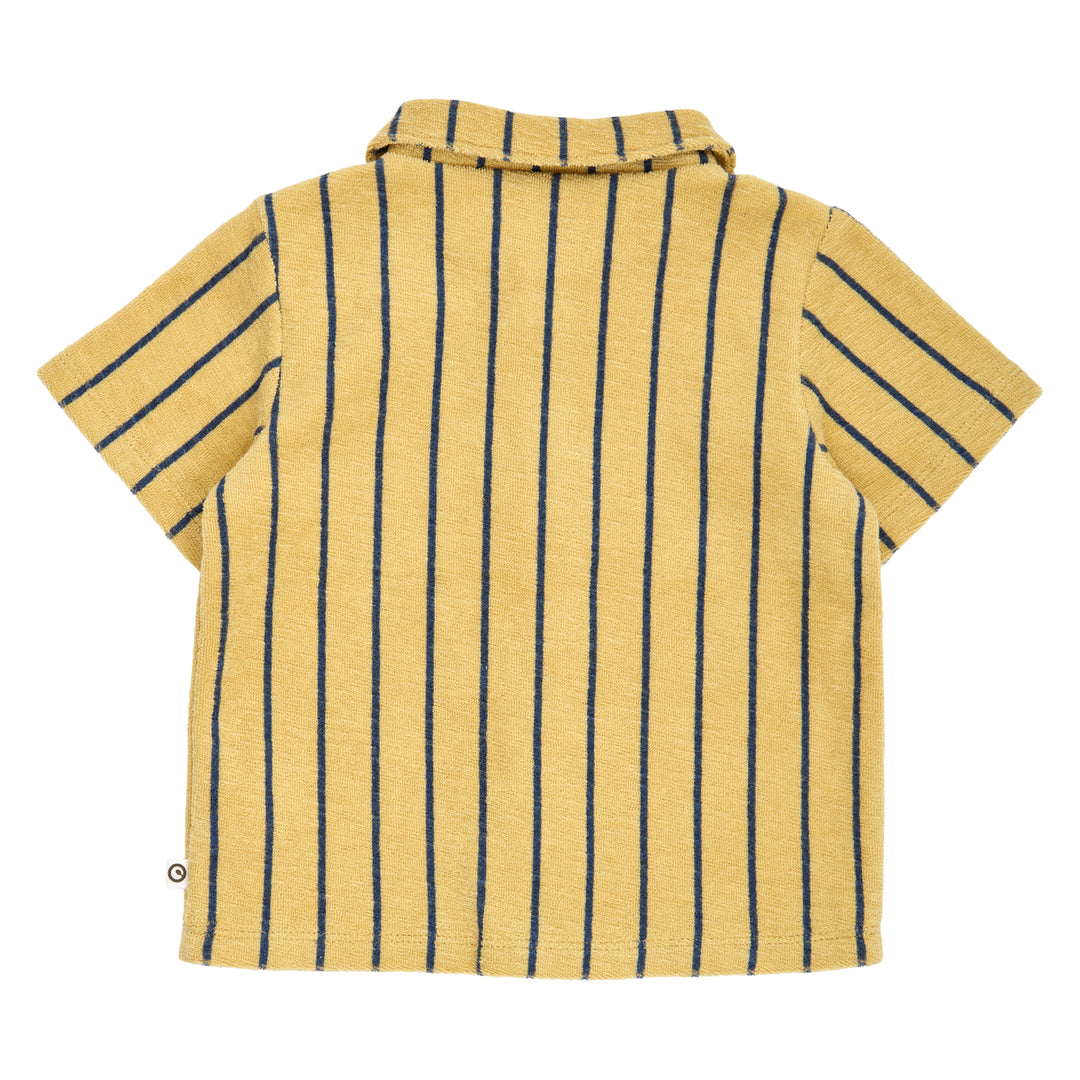müsli TERRY STRIPE shirt S_S Tee Hemp/ Navy 690000309