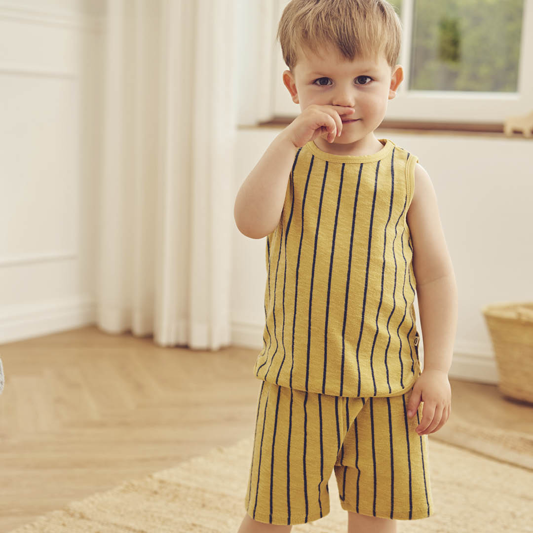 müsli TERRY STRIPE tanktop L_S Tee Hemp/ Navy 690000309
