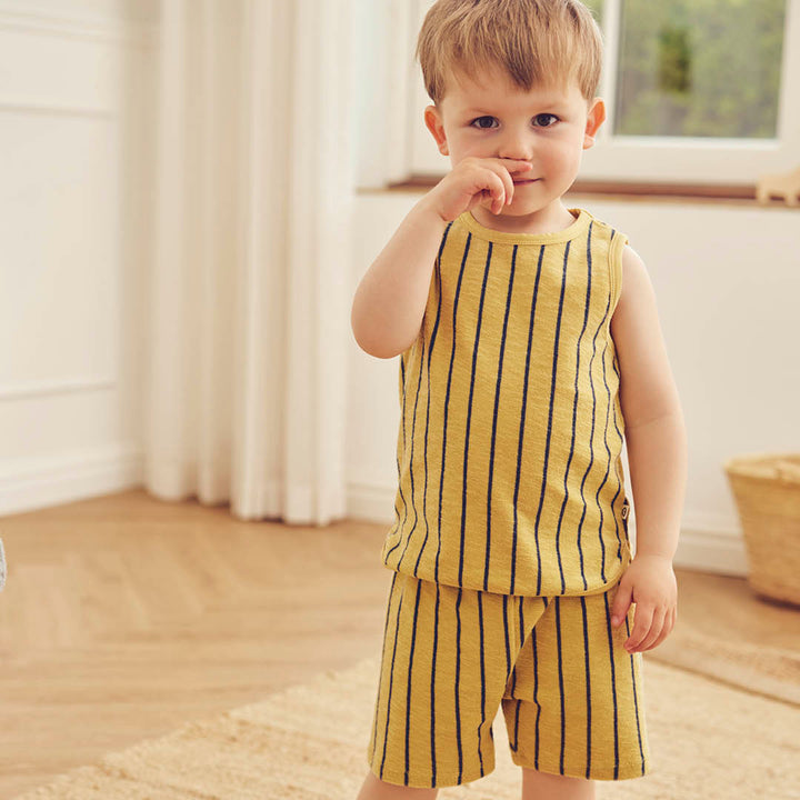 müsli TERRY STRIPE tanktop L_S Tee Hemp/ Navy 690000309