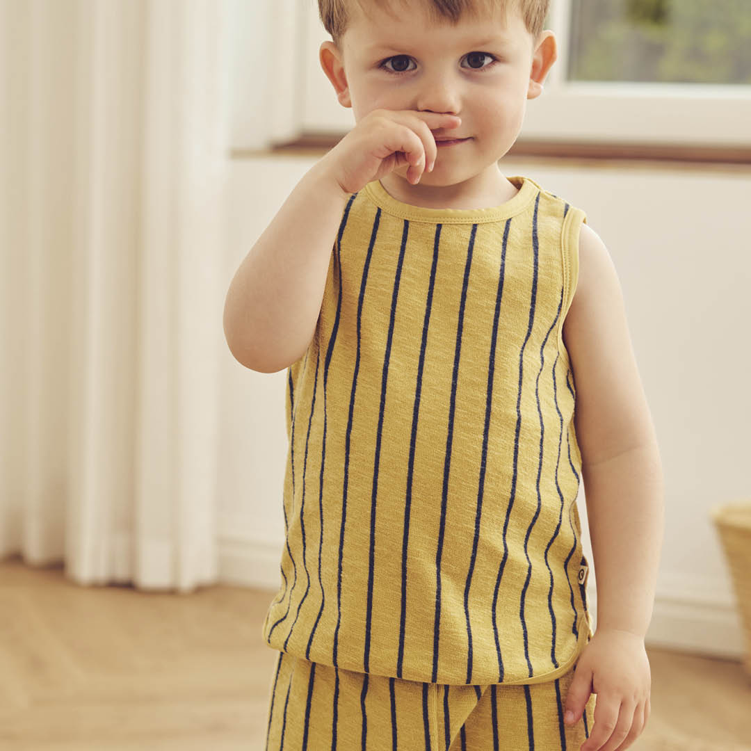 müsli TERRY STRIPE tanktop L_S Tee Hemp/ Navy 690000309