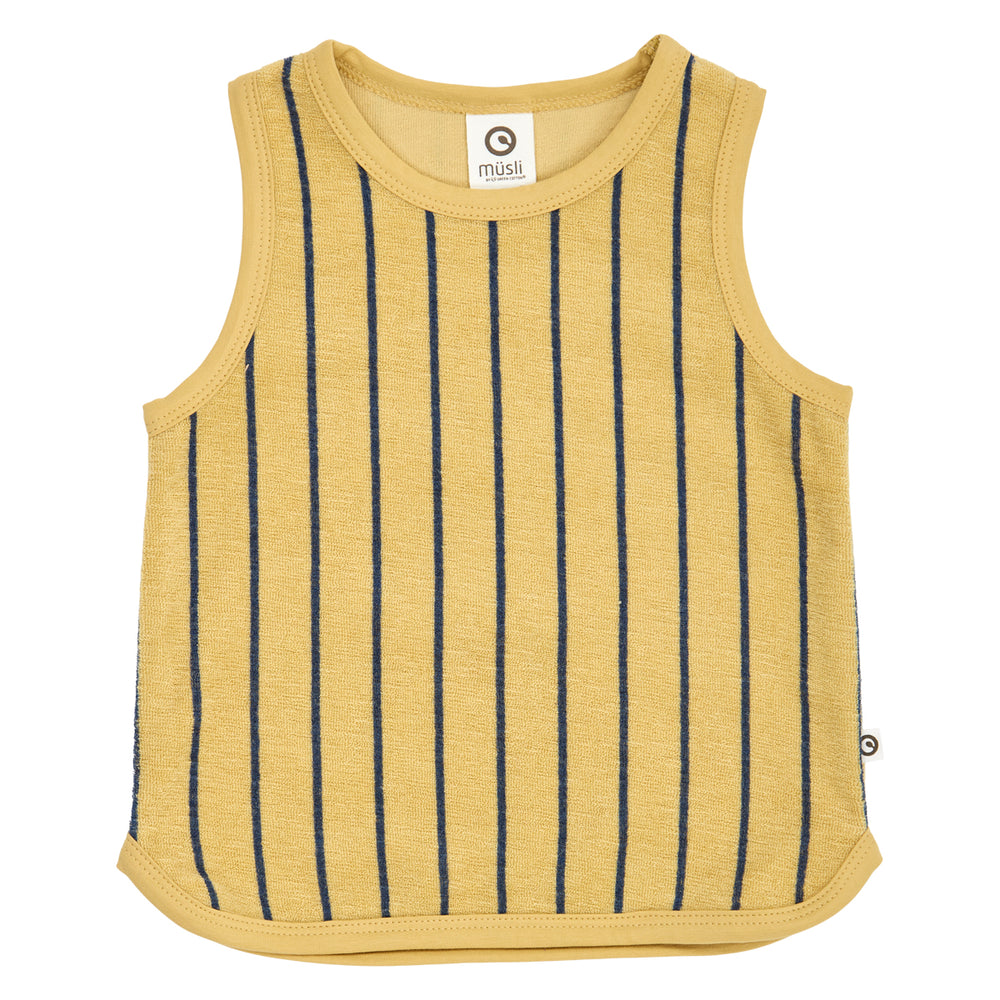 müsli TERRY STRIPE tanktop L_S Tee Hemp/ Navy 690000309