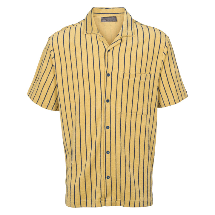 Conservandum TERRY STRIPE terry shirt S_S Tee Hemp/ Navy 690000309