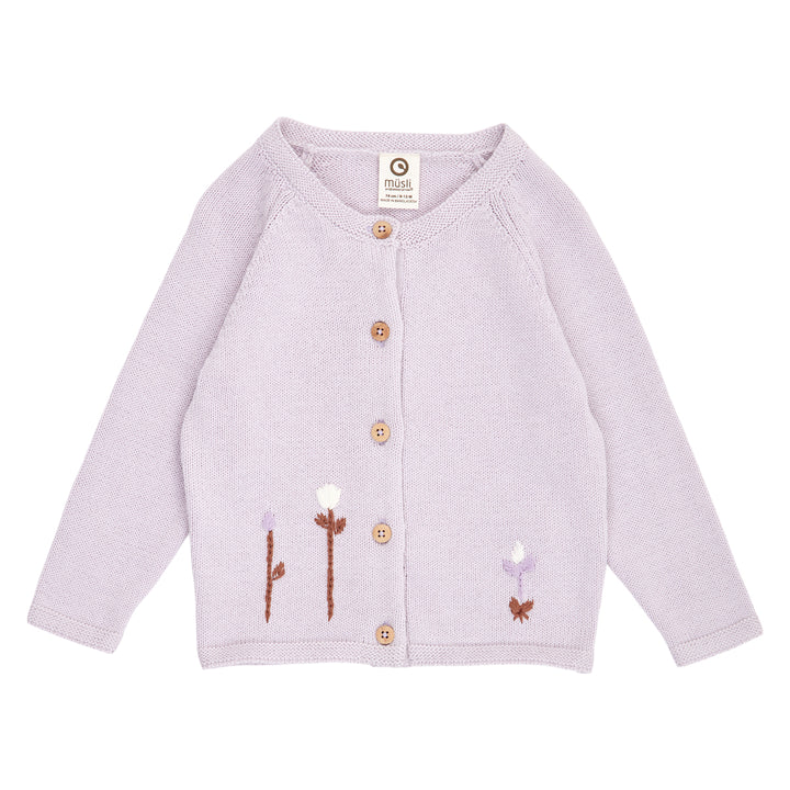 müsli TULIP knit cardigan L_S Tee Bloom 014390503