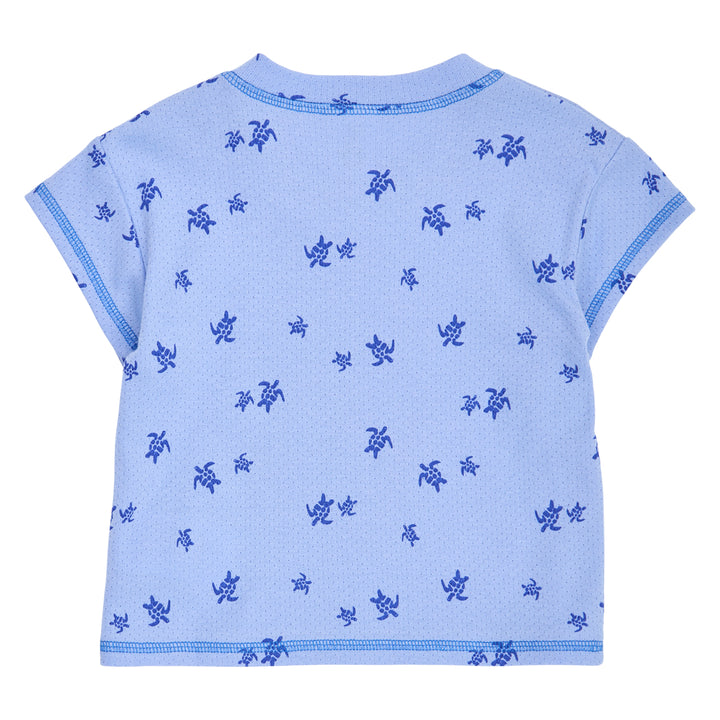 müsli TURTLE T-shirt S_S Tee Azure blue/ Shell blue 690000301