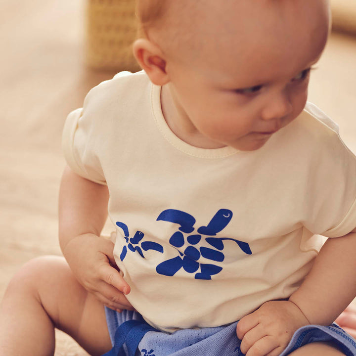 müsli TURTLE printed T-shirt S_S Tee Tofu 011480102