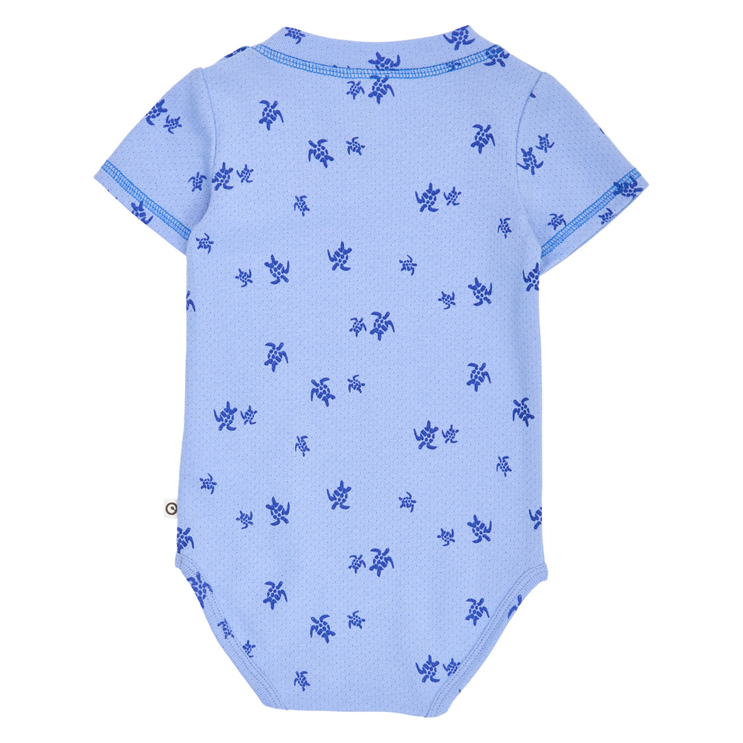 müsli TURTLE short sleeve body Bodystockings Azure blue/ Shell blue 690000301