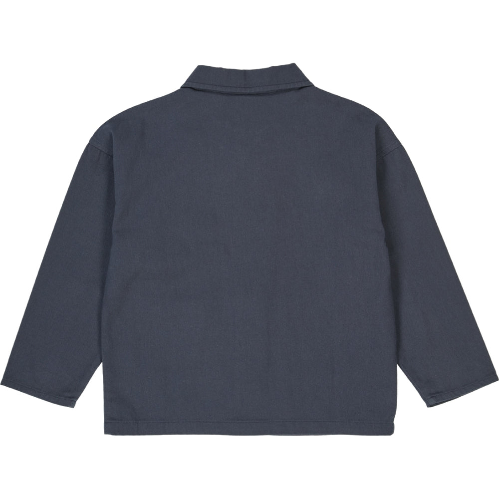 müsli TWILL jacket L_S Tee Night blue 019402301
