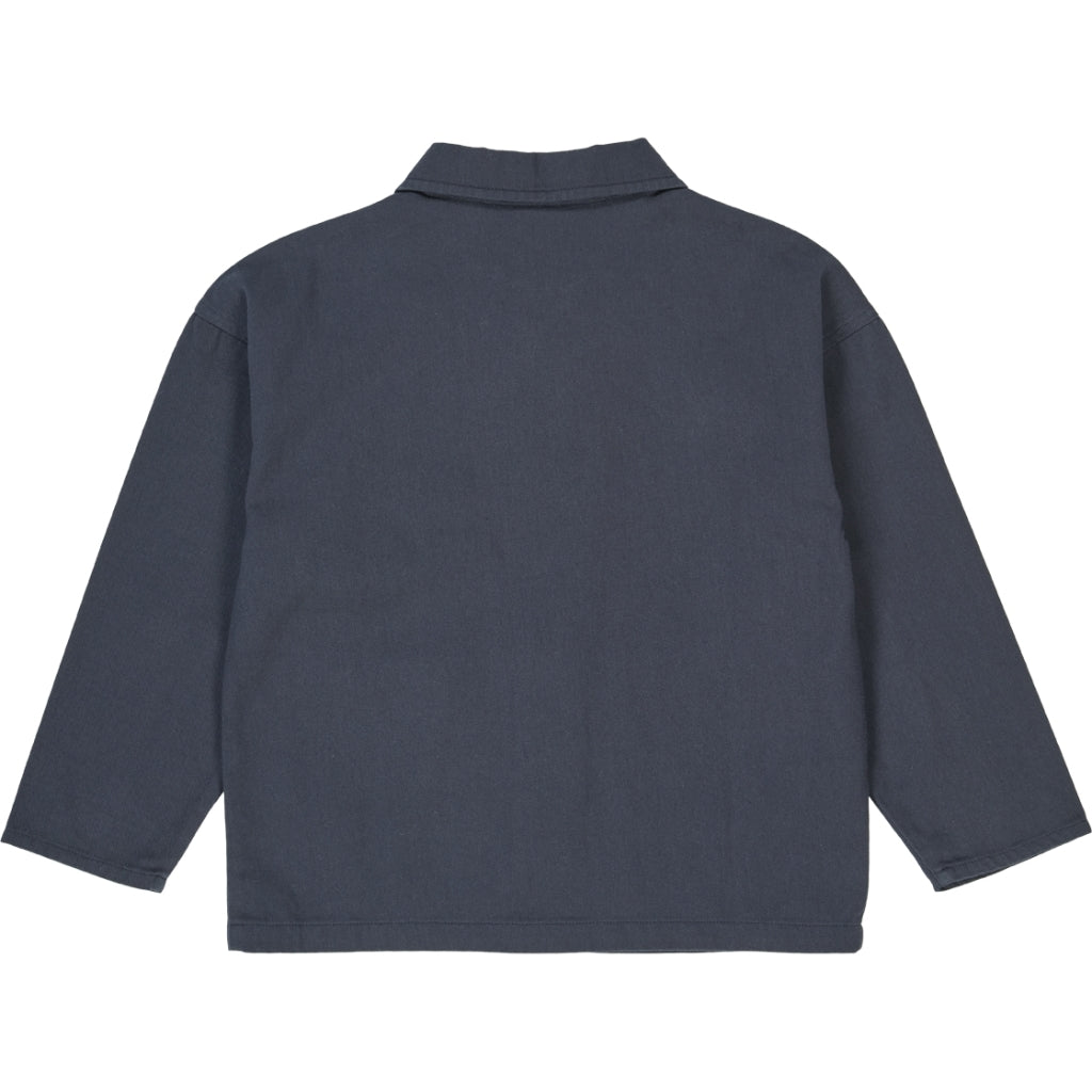 müsli TWILL jacket L_S Tee Night blue 019402301