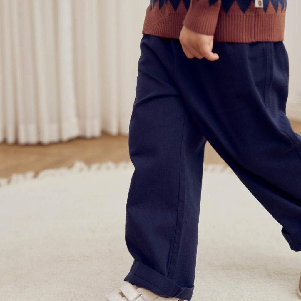 müsli TWILL pants Pants Night blue 019402301