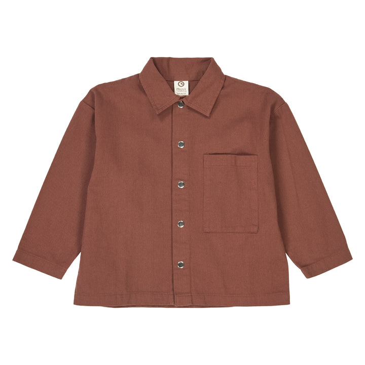 müsli TWILL shirt L_S Tee Root 019122804