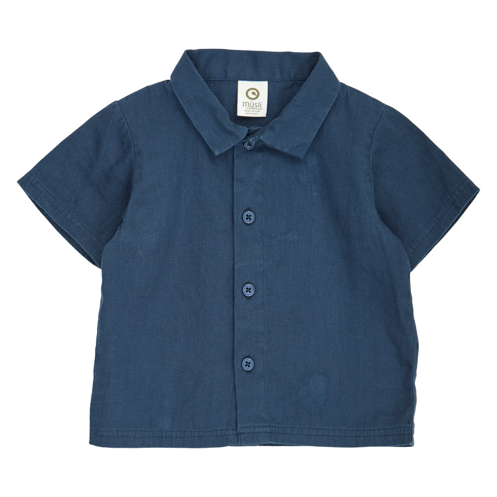 müsli TWILL short sleeve shirt S_S Tee Navy 019403101