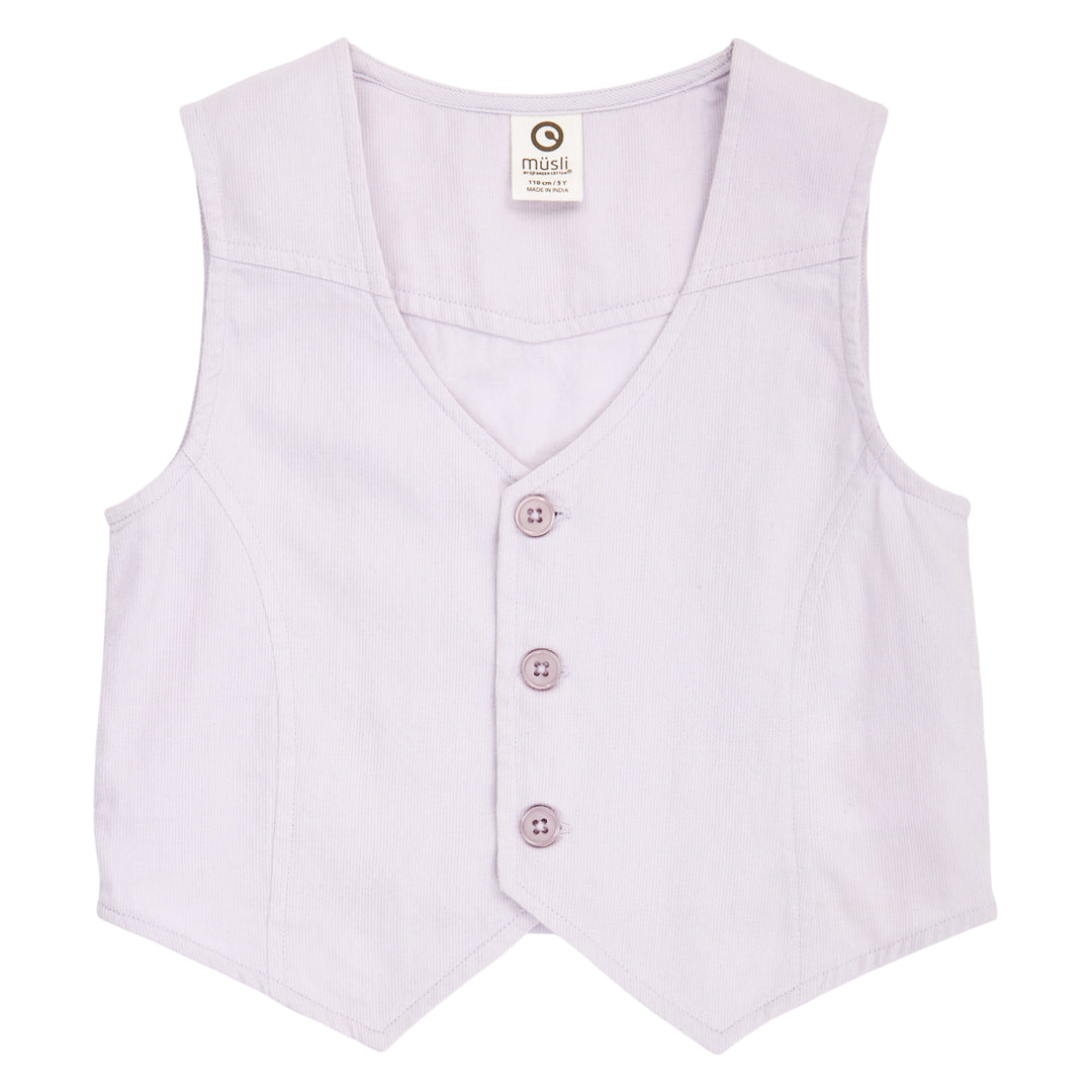 müsli TWILL vest L_S Tee Bloom 014390503