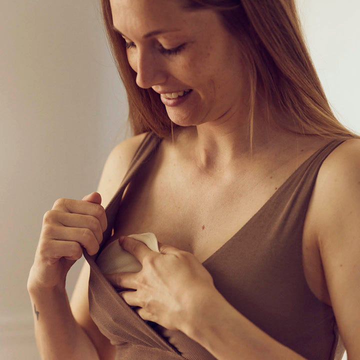 müsli Triangle nursing bra Underwear Walnut 017080802