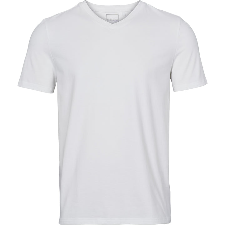 Conservandum V-neck T-shirt S_S Tee White 011060102