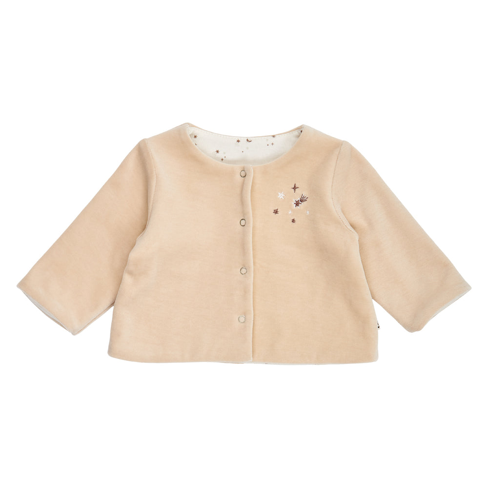müsli VELVET reversible jacket L_S Tee Oat 013040401