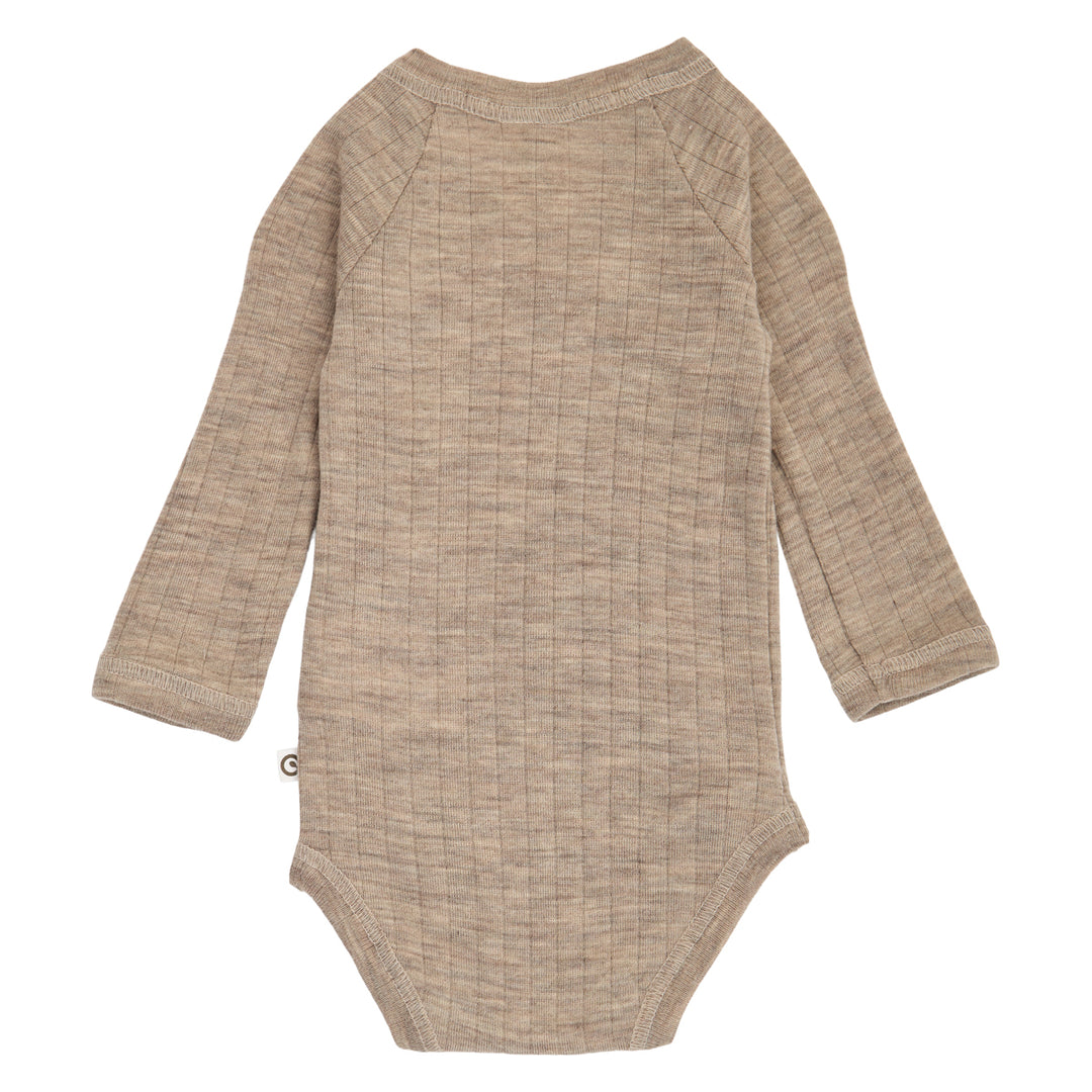 müsli WOOLLY RIB body with cross closure Bodystockings Balsam melange 821000011