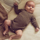 müsli WOOLLY RIB body with cross closure Bodystockings Walnut melange 821000012