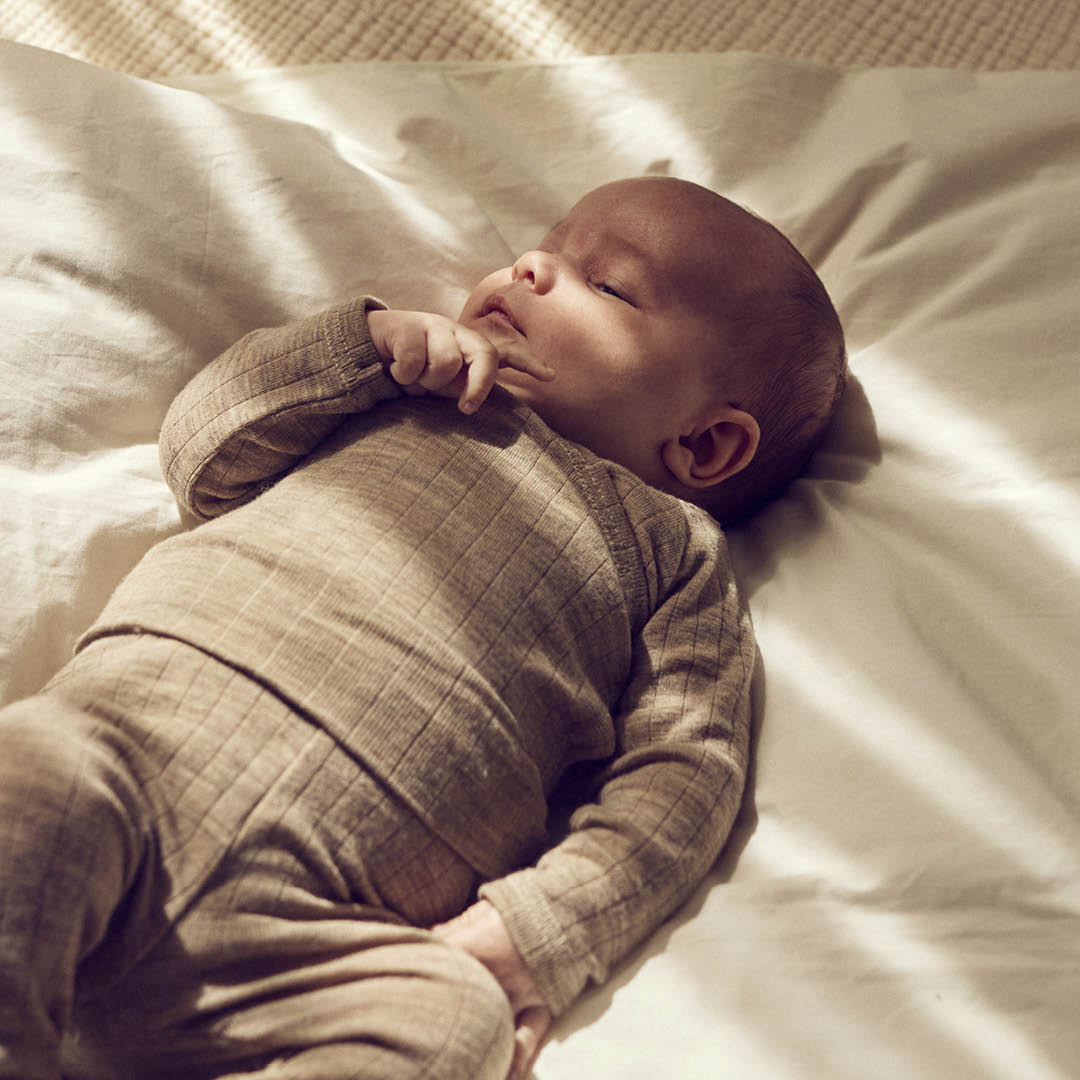 müsli WOOLLY RIB cardigan L_S Tee Balsam melange 821000011