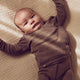 müsli WOOLLY RIB cardigan L_S Tee Walnut melange 821000012